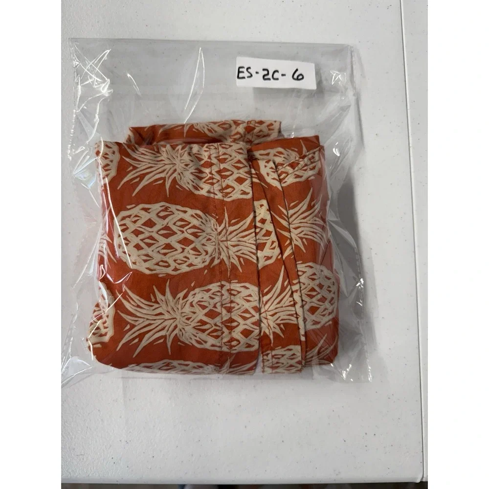OP Ocean Pacific Shorts Men's XL/XG 40/42 Swim Trunks Orange Hawaiian Pineapple